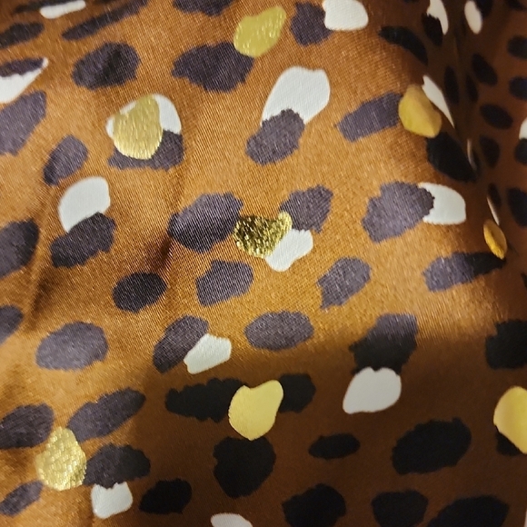 Cynthia Rowley NWT Brown and Black Polka Dot Dress - Picture 11 of 12